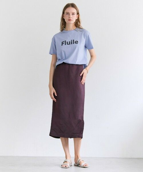 BEIGE, / ベイジ, カットソー | STELLERITE / コットンロゴTシャツ | 詳細9