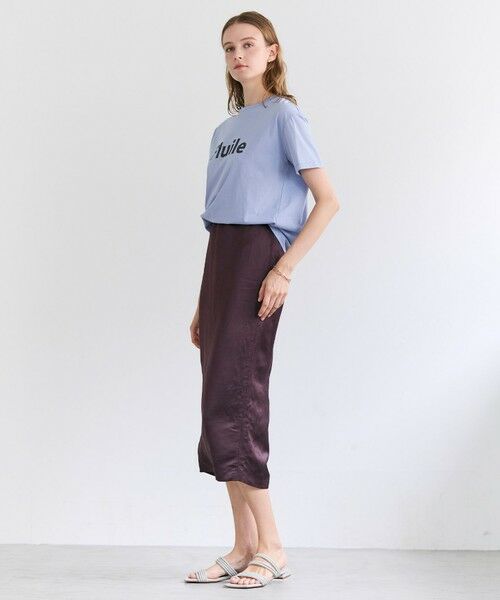 BEIGE, / ベイジ, カットソー | STELLERITE / コットンロゴTシャツ | 詳細10