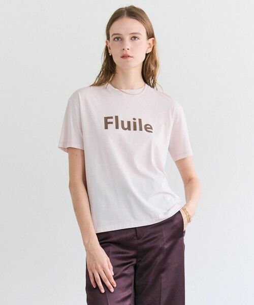 BEIGE, / ベイジ, カットソー | STELLERITE / コットンロゴTシャツ（Nude）