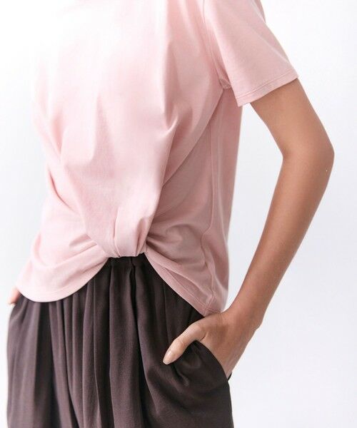 BEIGE, / ベイジ, カットソー | CERUSSITE / フォルムタック ドレープTシャツ | 詳細4