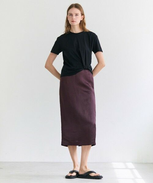 BEIGE, / ベイジ, カットソー | CERUSSITE / フォルムタック ドレープTシャツ | 詳細13