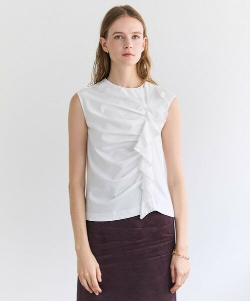 BEIGE, / ベイジ, カットソー | AFGHA / コットンドレープ スムーストップス（White）