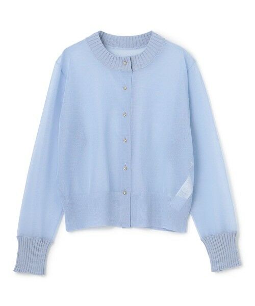 BEIGE, / ベイジ, ニット・セーター | PYRRHOT / シアーコンビ リブカーディガン | 詳細6