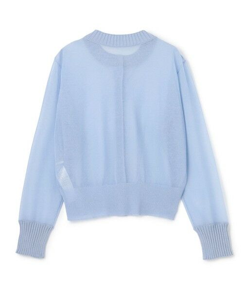 BEIGE, / ベイジ, ニット・セーター | PYRRHOT / シアーコンビ リブカーディガン | 詳細7