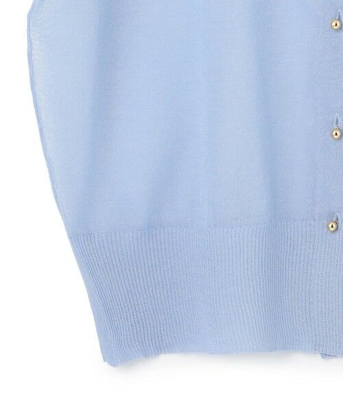 BEIGE, / ベイジ, ニット・セーター | PYRRHOT / シアーコンビ リブカーディガン | 詳細10