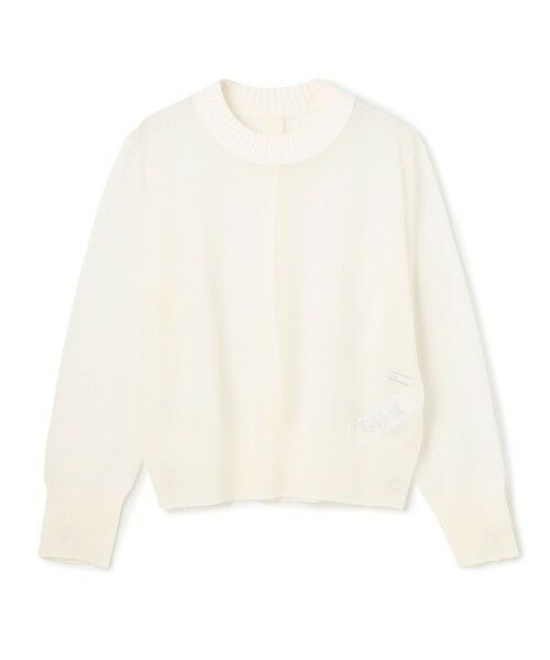 BEIGE, / ベイジ, ニット・セーター | PYRRHOT / シアーコンビ バックスリットプルオーバー | 詳細3