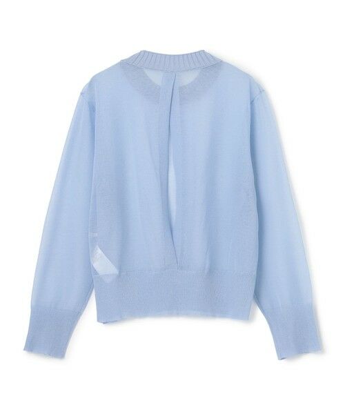 BEIGE, / ベイジ, ニット・セーター | PYRRHOT / シアーコンビ バックスリットプルオーバー | 詳細7