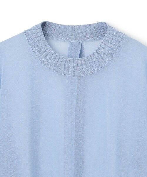 BEIGE, / ベイジ, ニット・セーター | PYRRHOT / シアーコンビ バックスリットプルオーバー | 詳細8