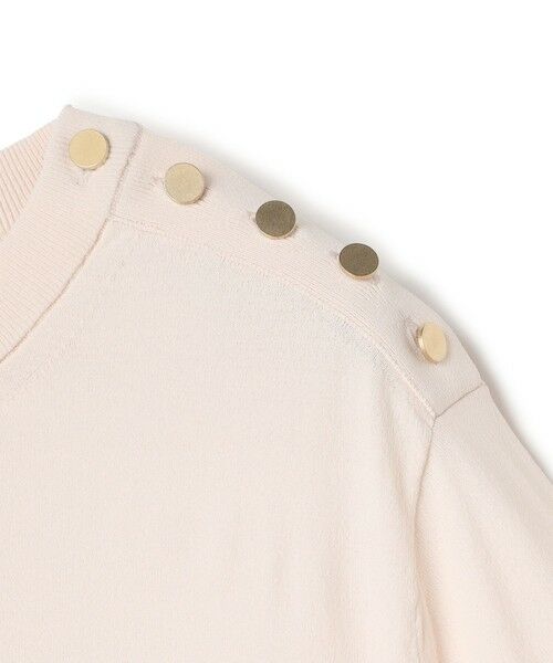 BEIGE, / ベイジ, ニット・セーター | NADIA / ストレッチ メタルボタンニット | 詳細8