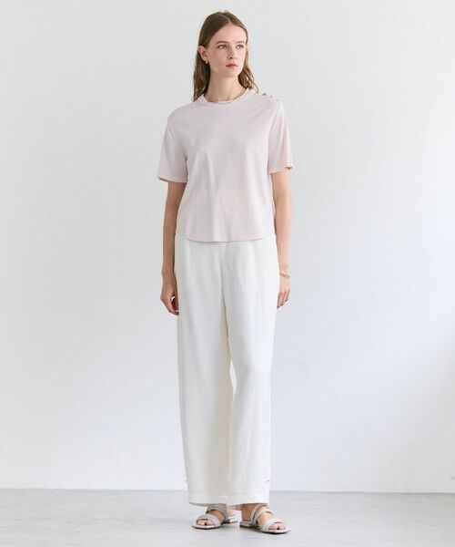 BEIGE, / ベイジ, ニット・セーター | NADIA / ストレッチ メタルボタンニット | 詳細4