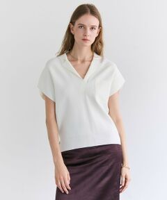BEIGE, / ベイジ, ニット・セーター | NADIA / ストレッチ スキッパーニット