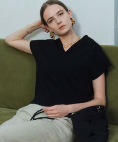 BEIGE, / ベイジ, ニット・セーター | NADIA / ストレッチ スキッパーニット