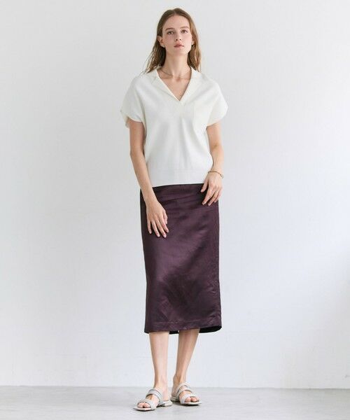 BEIGE, / ベイジ, ニット・セーター | NADIA / ストレッチ スキッパーニット | 詳細2