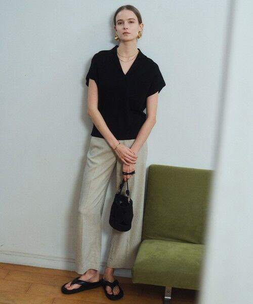 BEIGE, / ベイジ, ニット・セーター | NADIA / ストレッチ スキッパーニット | 詳細17