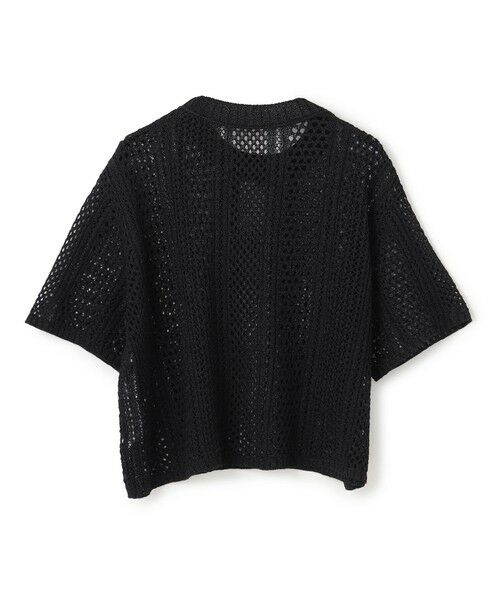 BEIGE, / ベイジ, ニット・セーター | ATACAM / パターンメッシュ ハーフニット | 詳細11