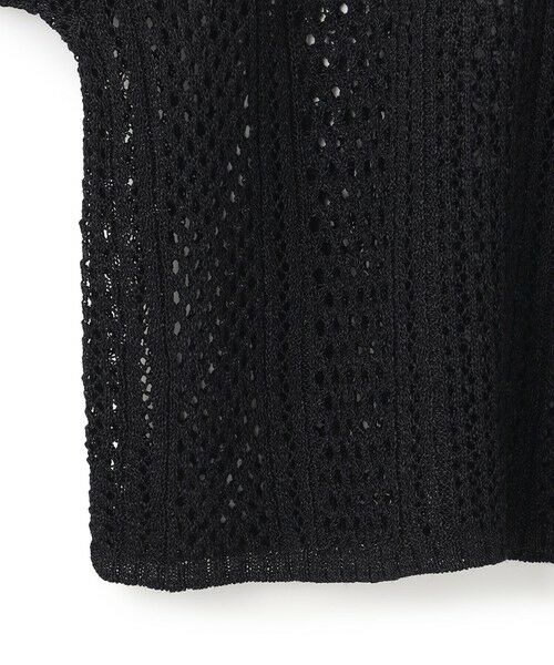 BEIGE, / ベイジ, ニット・セーター | ATACAM / パターンメッシュ ハーフニット | 詳細14