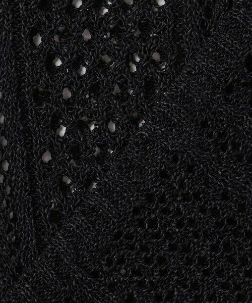 BEIGE, / ベイジ, ニット・セーター | ATACAM / パターンメッシュ ハーフニット | 詳細15