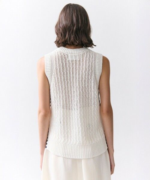 BEIGE, / ベイジ, ニット・セーター | ATACAM / テープヤーン ノースリーブニット | 詳細2