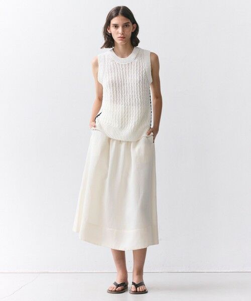 BEIGE, / ベイジ, ニット・セーター | ATACAM / テープヤーン ノースリーブニット | 詳細3