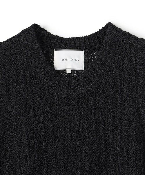 BEIGE, / ベイジ, ニット・セーター | ATACAM / テープヤーン ノースリーブニット | 詳細11