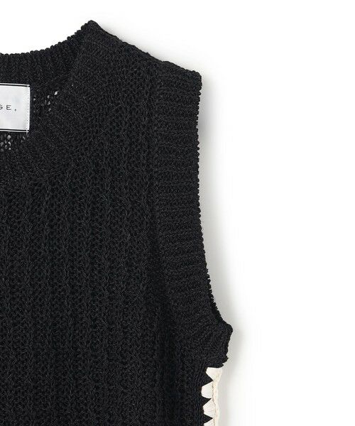 BEIGE, / ベイジ, ニット・セーター | ATACAM / テープヤーン ノースリーブニット | 詳細12