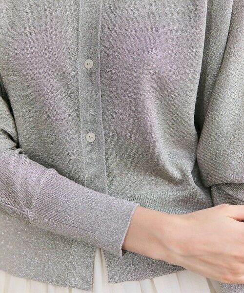 BEIGE, / ベイジ, ニット・セーター | SMITHONITE / リュクスグリッター ドルマンカーディガン | 詳細1