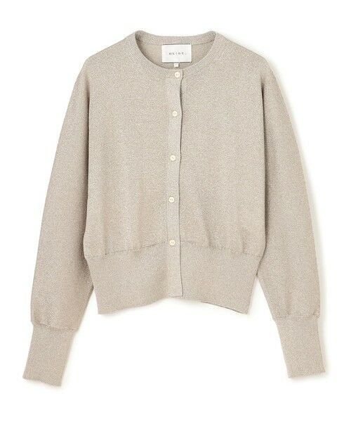 BEIGE, / ベイジ, ニット・セーター | SMITHONITE / リュクスグリッター ドルマンカーディガン | 詳細5