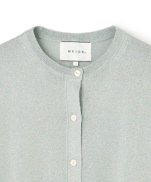 BEIGE, / ベイジ, ニット・セーター | SMITHONITE / リュクスグリッター ドルマンカーディガン | 詳細11
