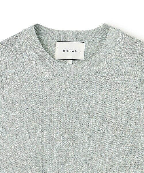 BEIGE, / ベイジ, ニット・セーター | SMITHONITE / リュクスグリッター コクーンプルオーバー | 詳細9