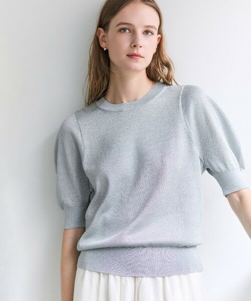 BEIGE, / ベイジ, ニット・セーター | SMITHONITE / リュクスグリッター コクーンプルオーバー | 詳細5