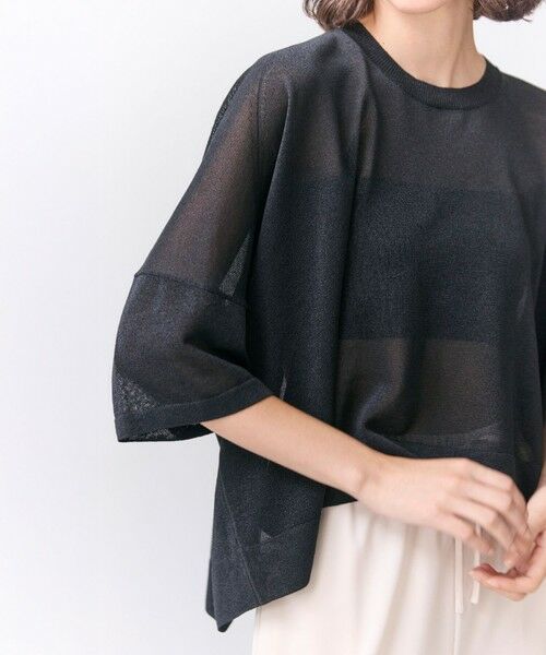 BEIGE, / ベイジ, ニット・セーター | YOOPER / ドライタッチ シアーニット | 詳細4