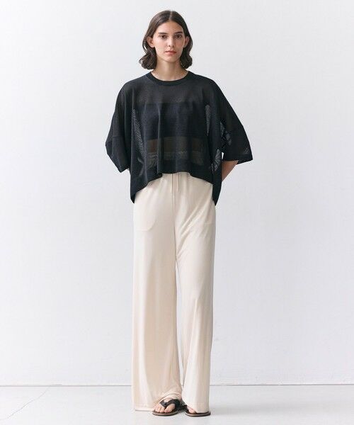 BEIGE, / ベイジ, ニット・セーター | YOOPER / ドライタッチ シアーニット | 詳細5