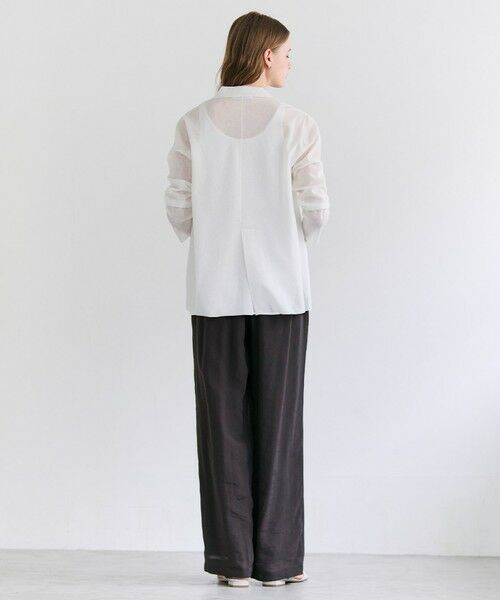 BEIGE, / ベイジ, ニット・セーター | PYRRHOT / シアーコンビ ニットジャケット | 詳細2