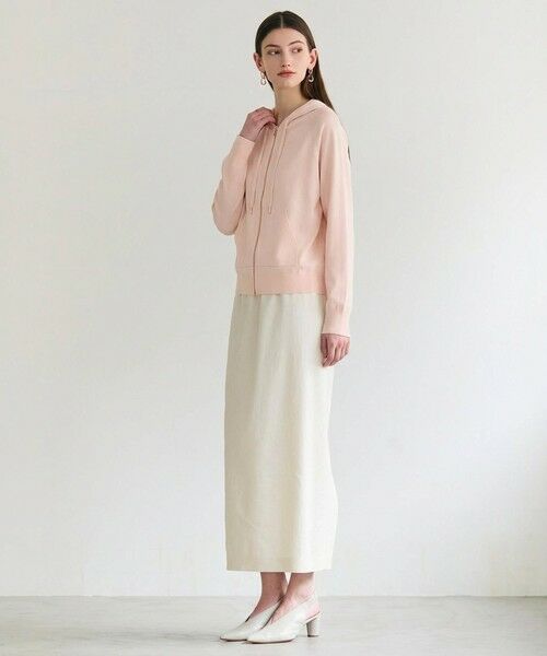 BEIGE, / ベイジ, ニット・セーター | MONSTERA / ストレッチ フーデットニット | 詳細4