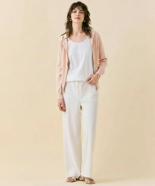 BEIGE, / ベイジ, ニット・セーター | MONSTERA / ストレッチ フーデットニット | 詳細5