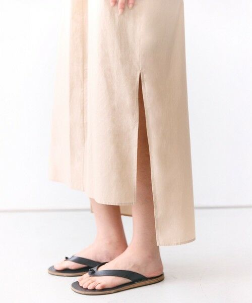 BEIGE, / ベイジ, ロング・マキシ丈ワンピース | MALLOW / コットンタック バルーンスリーブドレス | 詳細2