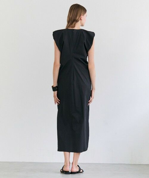 BEIGE, / ベイジ, ロング・マキシ丈ワンピース | MALLOW / コットンタック バルーンスリーブドレス | 詳細6