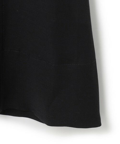 BEIGE, / ベイジ, ロング・マキシ丈ワンピース | BERNARD / リネン混 フロントジップ スタンドカラードレス | 詳細12