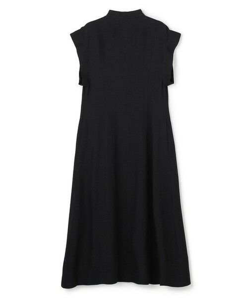 BEIGE, / ベイジ, ロング・マキシ丈ワンピース | BERNARD / リネン混 フロントジップ スタンドカラードレス | 詳細14