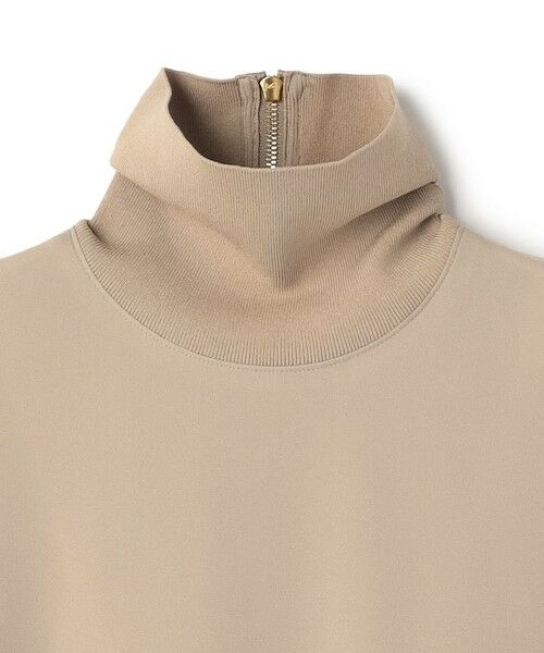 BEIGE, / ベイジ, ロング・マキシ丈ワンピース | FLEUR / 異素材ネック ロングワンピース | 詳細6