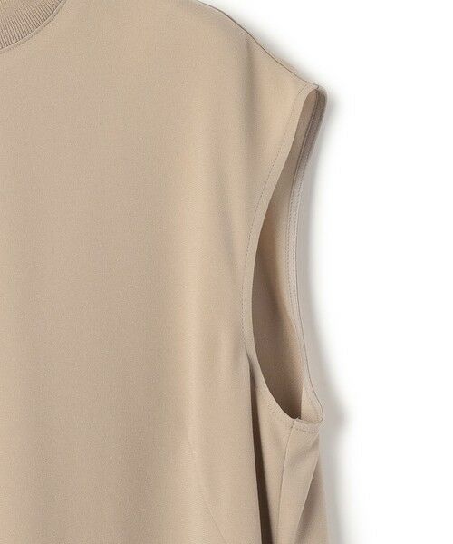 BEIGE, / ベイジ, ロング・マキシ丈ワンピース | FLEUR / 異素材ネック ロングワンピース | 詳細7