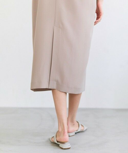 BEIGE, / ベイジ, ロング・マキシ丈ワンピース | FLEUR / 異素材ネック ロングワンピース | 詳細2