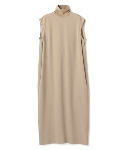 BEIGE, / ベイジ, ロング・マキシ丈ワンピース | FLEUR / 異素材ネック ロングワンピース | 詳細5
