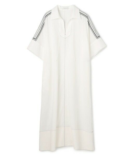 BEIGE, / ベイジ, ドレス | AXI / 刺繍ステッチ ドルマンロングドレス | 詳細6