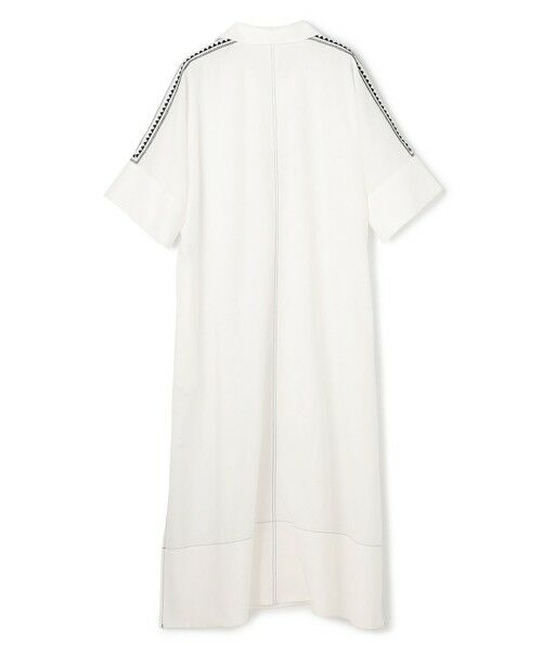 BEIGE, / ベイジ, ドレス | AXI / 刺繍ステッチ ドルマンロングドレス | 詳細7