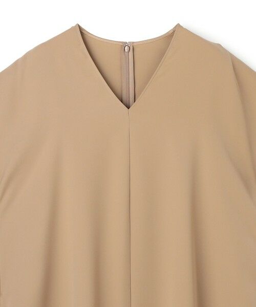 BEIGE, / ベイジ, ロング・マキシ丈ワンピース | VIRGILE / Vネックリラックスワンピース | 詳細6