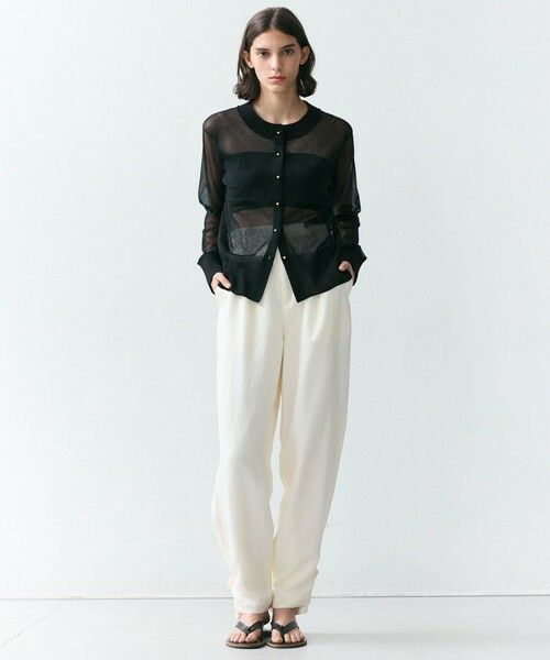 BEIGE, / ベイジ, その他パンツ | BERNARD / リネン混 ヘムタグ 2WAYパンツ | 詳細3