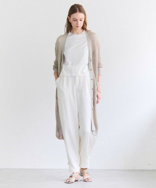 BEIGE, / ベイジ, その他パンツ | BERNARD / リネン混 ヘムタグ 2WAYパンツ | 詳細5