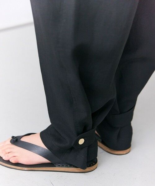 BEIGE, / ベイジ, その他パンツ | BERNARD / リネン混 ヘムタグ 2WAYパンツ | 詳細8