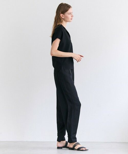 BEIGE, / ベイジ, その他パンツ | BERNARD / リネン混 ヘムタグ 2WAYパンツ | 詳細12